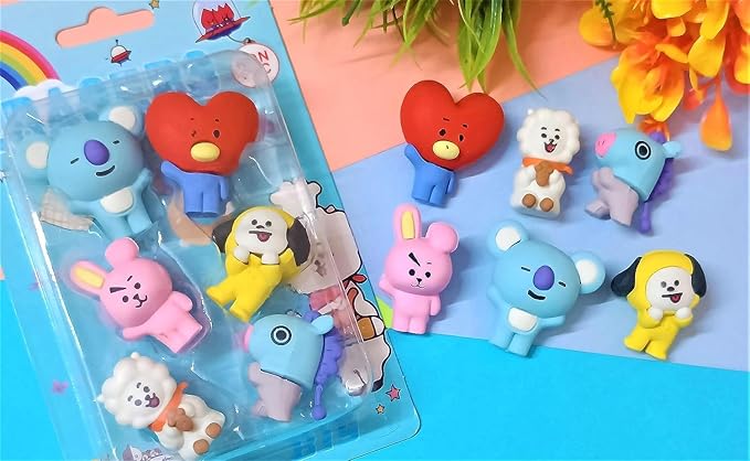 BTS Themed Erasers