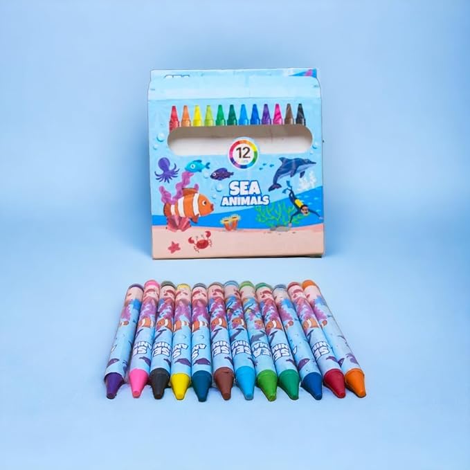 Wax Crayons in various themes