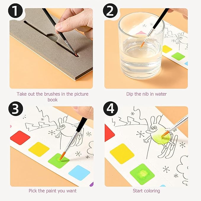 Watercolour/ Doodle Painting Notebook