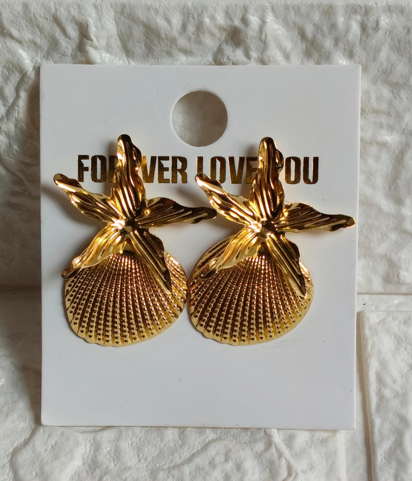 Star Shell Earrings (ATE_016)