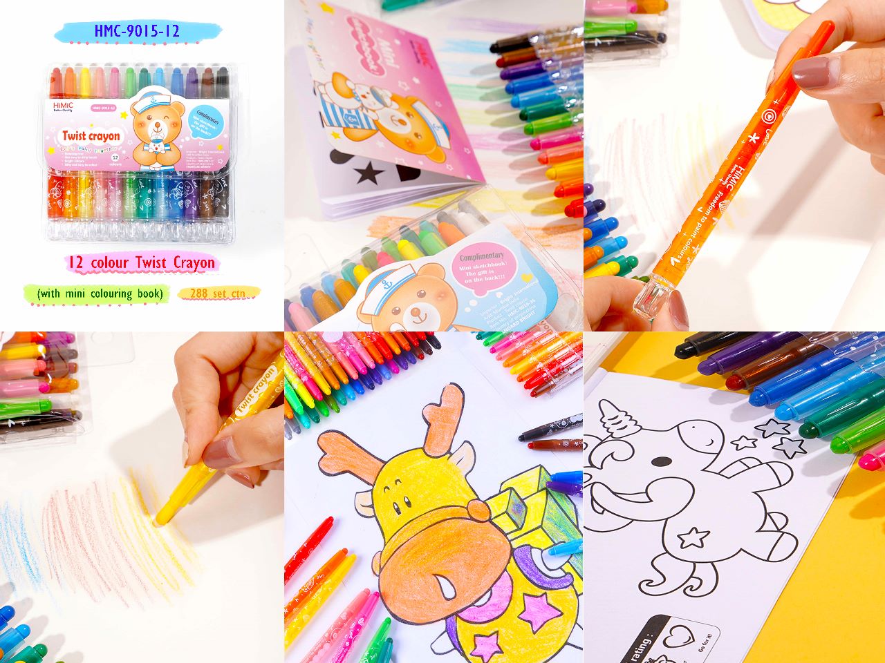 Rolling Twist Crayons