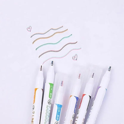 2 Line Pens (Double tip Pens)