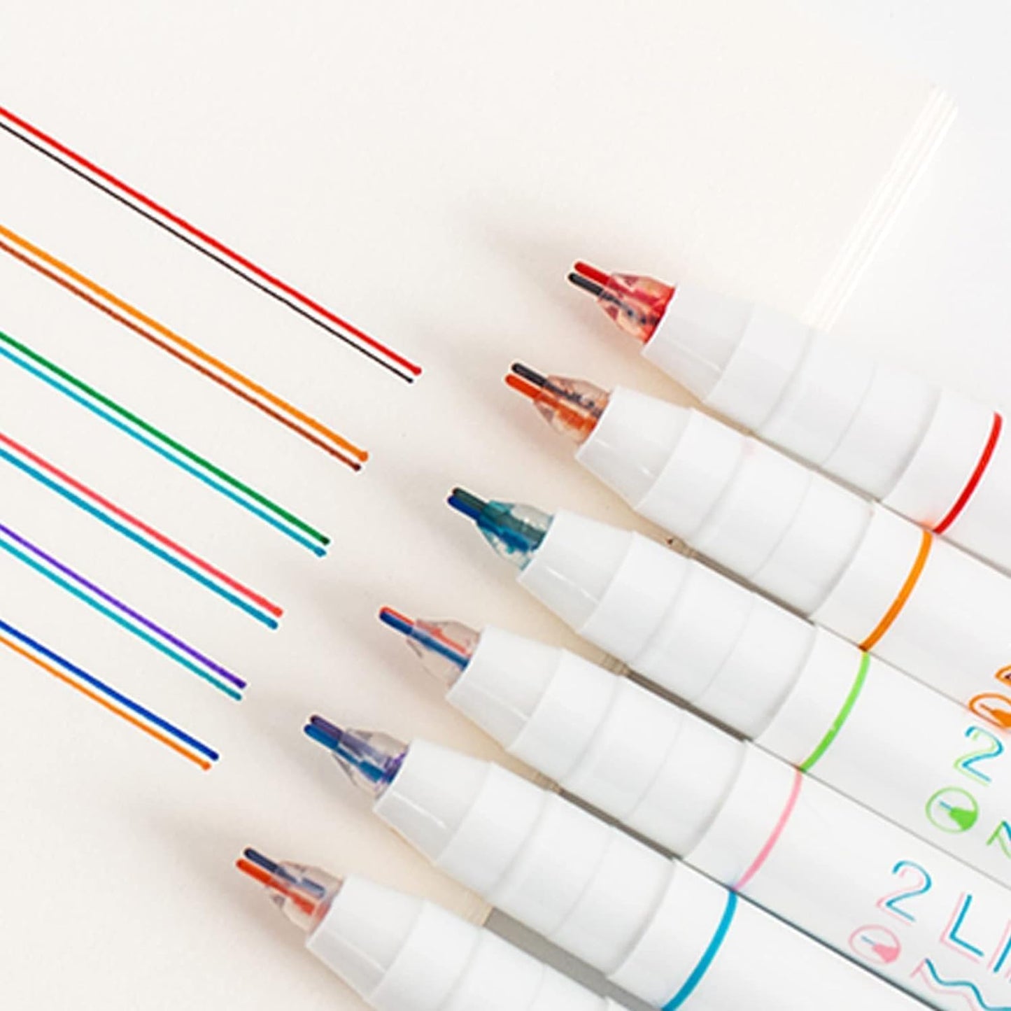 2 Line Pens (Double tip Pens)