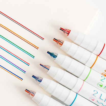 2 Line Pens (Double tip Pens)
