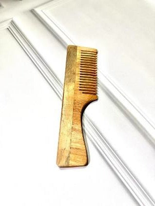 Pure Neem Comb - With handle
