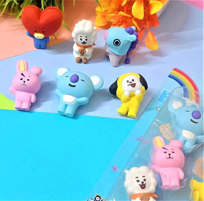 BTS Themed Erasers