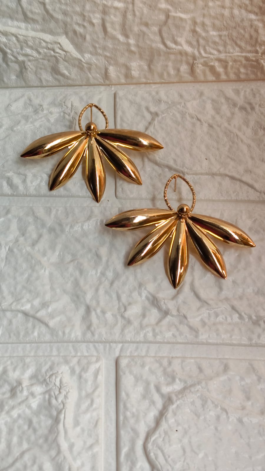 Floral Spike Earrings (ATE_014)