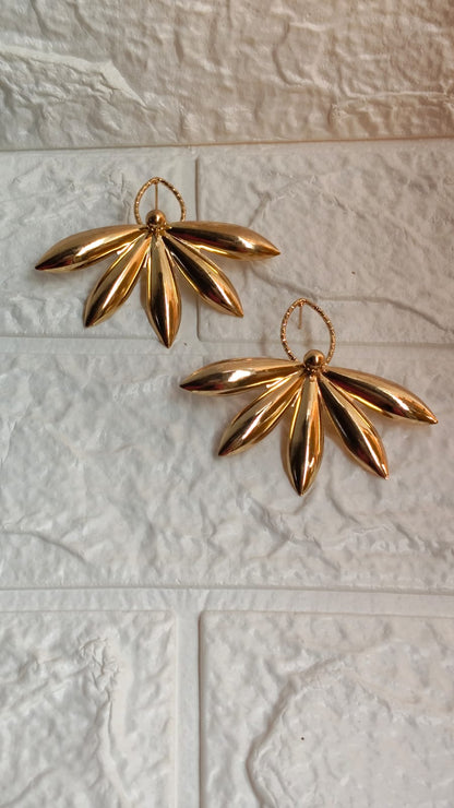 Floral Spike Earrings (ATE_014)