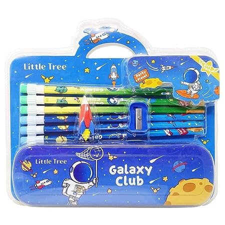 9Pc Stationery Set Galaxy
