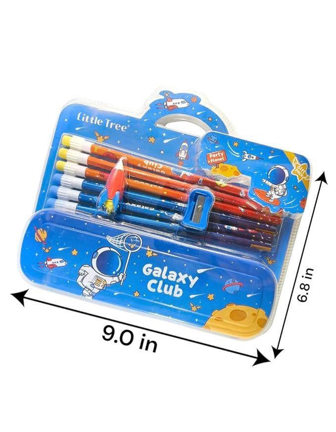 9Pc Stationery Set Galaxy