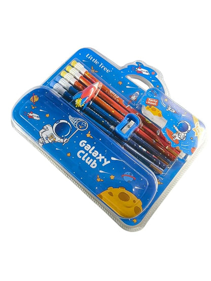9Pc Stationery Set Galaxy