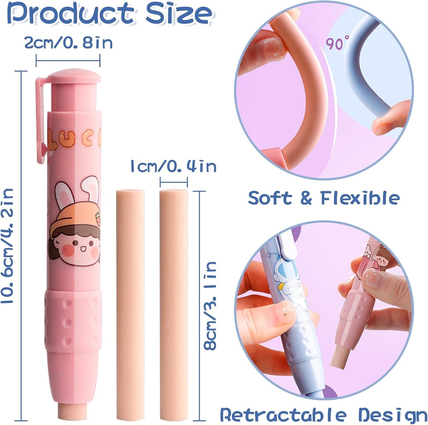 Pen Style Erasers