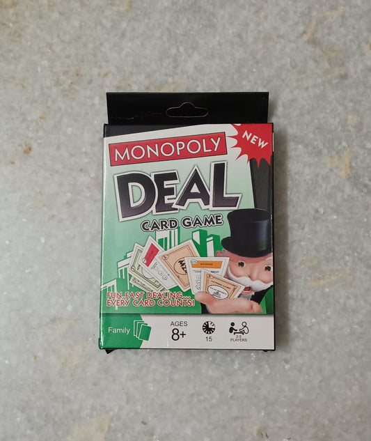 Monopoly Deal Card Game Fast-dealing card game for family fun