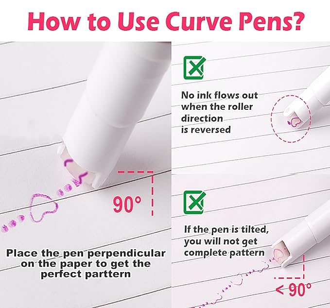 Design Curve Roller Pens