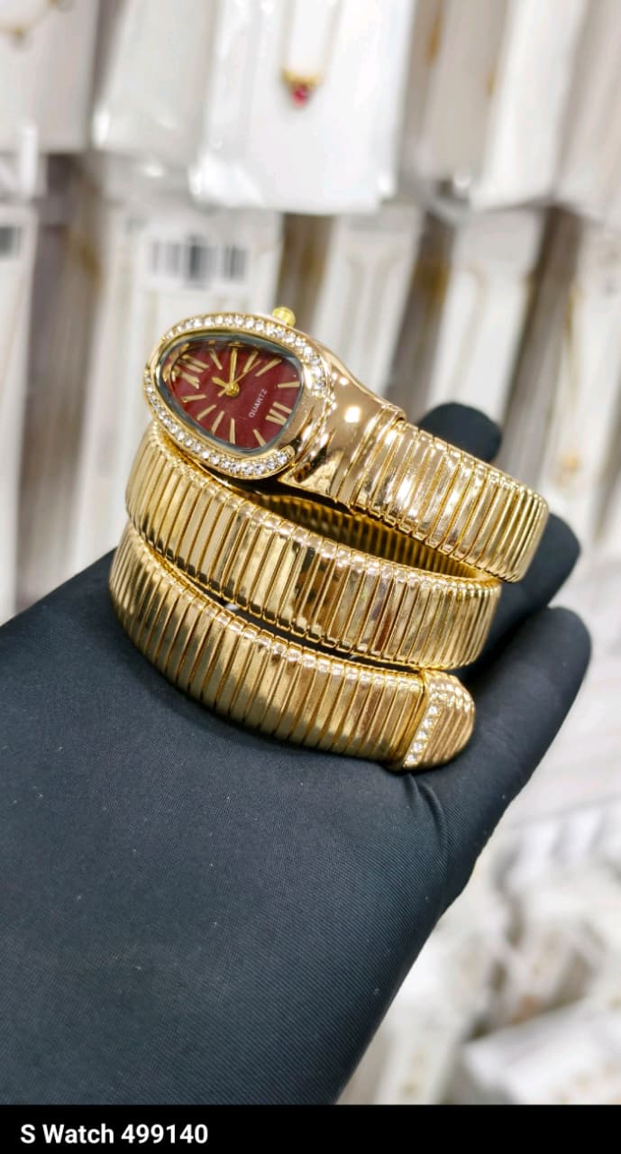 S Watch 2 Layered Golden Band_001
