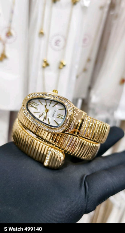 S Watch 2 Layered Golden Band_001