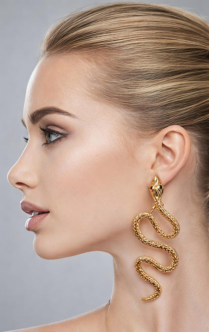 Snake Dangler Earrings (ATE_015)