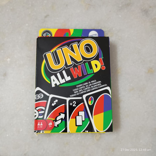 UNO All Wild Card Game - Fun and exciting twist on the classic UNO game