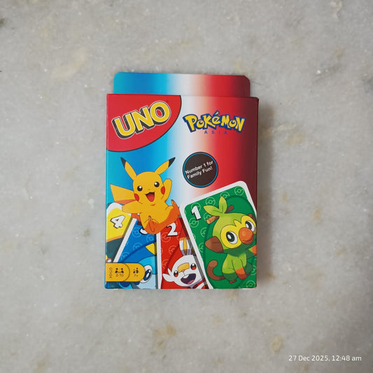 UNO Pokémon Edition Classic UNO card game with your favorite Pokémon characters