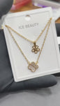 Flower design Double Layered Chain (ATC_012)