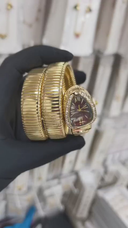 S Watch 2 Layered Golden Band_001